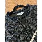 Loft  black and white printed flounce skirt mini dress 4p Photo 10