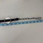 Brighton Concho Belt Black Leather Silver Medallion 1993 Vintage Photo 5