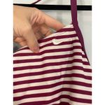 Nike  Women's Plus Size 1X Striped Racerback Tank Top Swim Top Photo 1