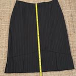 T Tahari  Pinstripe Peplem Hem Suit Skirt size 8 Photo 4