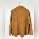 Christopher & Banks Dark Caramel Corduroy Button Up Shacket size XL Photo 4