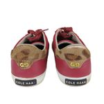 Cole Haan  Red Leather Low‎ Top Sneakers W15326 Women's Size 8.5 B Photo 5