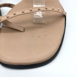 Marc Fisher  Nalica Beige Strappy Studded Sandals Ankle Strap Flats Leather 8.5 M Photo 2