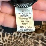 Liberty Love  Women’s XL Black Brown Cheetah Print Strappy Backless Maxi Dress Photo 6