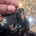 Bailey 44 Black Floral Midi Dress Spaghetti Straps Made In USA Size 0 Photo 5