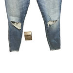 frame denim FRAME Denim Le High Waist Ankle Skinny Jeans In Wine Ridge Rips Size 29 Photo 5