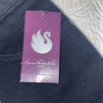 Gloria Vanderbilt Amanda Slim Leg Jeans Black Size 6 Average Embroidered Pockets Photo 9