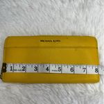 Michael Kors  Mustard Yellow Zip Around Wallet Photo 7