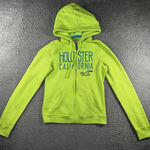 Hollister Hoodie Women Small Full Zip Embroidered Sequin Y2K Photo 0
