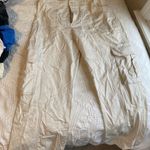 Abercrombie & Fitch Abercrombie High-Rise Curve Love Relaxed Cargo Pants Photo 0