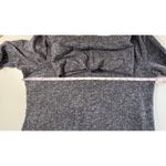 Nicole Miller  Ribbed Turtleneck Tunic Charcoal Size Med Side Slits Quiet Luxury Photo 5