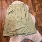 Live 4 Truth  Skirt Green Medium 100% Cotton Made In India Pocket‎ Midi Photo 6