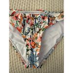 Lucky Brand  Women's Bikini Bottom Floral Crochet Trim Size Large Photo 6