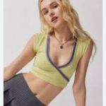Urban Outfitters  Out From Under Go For Gold
Seamless Surplice Top size XS/S. Photo 1