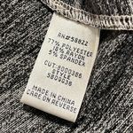 Sophie Max  size large womens color-block long sleeve semi sheer blouse tan grey Photo 5