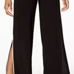 MSK Wide Leg Pants Size XL Petite Black Rhinestone Elastic Waistband NEW Photo 0