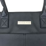 Mary Kay Large Black Faux Leather Double Handle Shoulder Bag Purse Photo 3