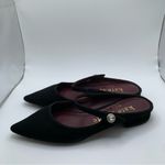Kate Spade NWB  New York Women's Meg Velvet Mules Black Glitter Size 6 flats 2080 Photo 4