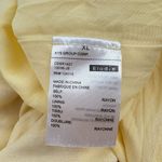 Elodie $99 Women's Yellow Half Sleeve Smocked Polka Dot Midi Dress Size XLarge Photo 10