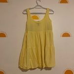 Forever 21 Yellow Sundress with Buttons Photo 2