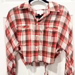 Sundays Emma Shirt in Red Plaid size Small Photo 4