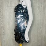 Nwt crystal sky large sequin dress eras tour style y2k spaghetti strap small Black Photo 6