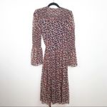 Diane Von Furstenberg DVF shirred leopard printed midi wrap dress‎ NWT Photo 5