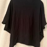 Comune | Black Oversized Short Sleeve Top | L Size L Photo 4