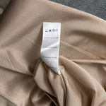 Vassarette Vintage  Half Slip Plus Size 3X 48 11-822 Beige Nylon Tan Lace Slit Photo 5