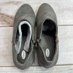 Dr. Scholls Dr. Scholl’s Gray Whoa Faux Suede Fabric Slip On Zip Sneakers Size Women’s 10M Photo 8