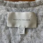Brochu Walker  Enzo 100% Linen Twist Tank Top Sleeveless Neutral Gray Summer XS Photo 5