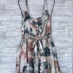 SUKISO WOMEN'S JULIET HIGH TO LOW DRESS EARTH TIE Photo 4