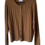 Croft & Barrow  Sweater XL Cable Knit Button Cardigan Academia‎ Gilmore Girls Photo 0