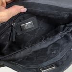 Barbara Milano Italy Leather cow print Zebra Pattern Crossbody Clutch Black Photo 7