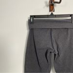 Lululemon  Wunder Under Heathered Grey Black High Rise Roll Down Legging Size 4 6 Photo 6