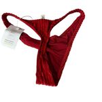 Dippin Daisies Red Thong Bikini Bottoms size S NWT Photo 1