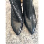 via spiga  Madeline black Leather Stilettos Ankle Boots Booties size 7.5 Photo 7