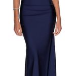 La Femme Off the Shoulder Trumpet Gown Photo 0