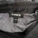 EXPRESS  Charcoal Patterned Polo Shirt Photo 2