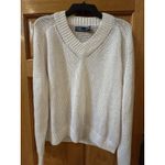 Ralph Lauren Polo  Women’s Linen-Cotton white V-Neck Sweater Size XXL Photo 3