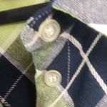 Requirements  L Lime Diagonal Plaid Top Photo 6