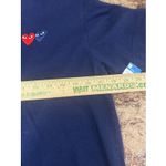 play comme des garcons navy blue t shirt woman's L Size L Photo 2