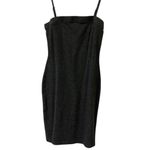 Heart & Hips  Ribbed Heathered Charcoal Spaghetti Strap Bodycon Dress Juniors M Photo 9
