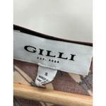 Gilli Womens Brown Ivory Abstract Print Cropped Jumpsuit Size Small NWT Photo 7