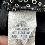 Vintage Skort Mini Shorts 4" Polka Dot Faux Wrap USA Black White Large 30" Photo 2