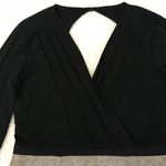 Bobi NWT  BLACK Gold Black L/S Dress Medium Photo 2