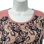 Caswell Massey Pink Crochet Lace Butterfly Mini Tee Shirt Dress size S NEW Tags Photo 8