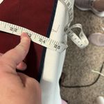 Roksanda Women's size 10 colorblock keyhole long sleeve blouse maroon blue Red Photo 5