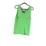 Gildan Women's  Green Southern Belle Baseball Graphic Tank Top S Photo 8