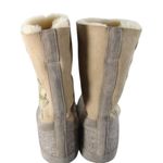 Zdar Wool Shearling Boots Womens Size 5.5(36) Beige Tan Winter Warm Photo 2